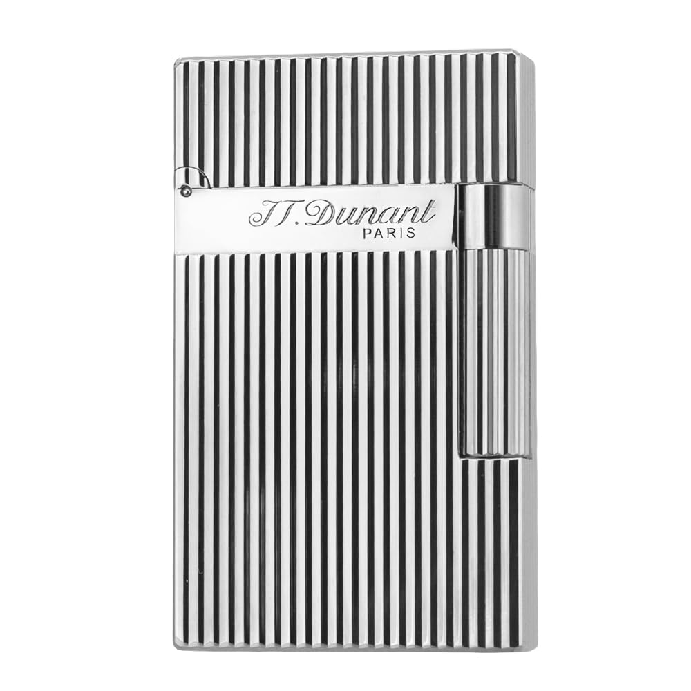 Classic Lighter, Brass refillable,Gold Bar Lighters, Adjustable Soft Flame,Side Slide Lgnition Steel Tone for Men Dad Husband