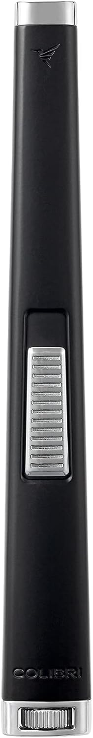 Colibri Aura 10mm Flat Flame Torch Lighter, Multi-Purpose Butane Refillable, Candle, Camping Accessories. Single Action Torch and Refillable Butane.